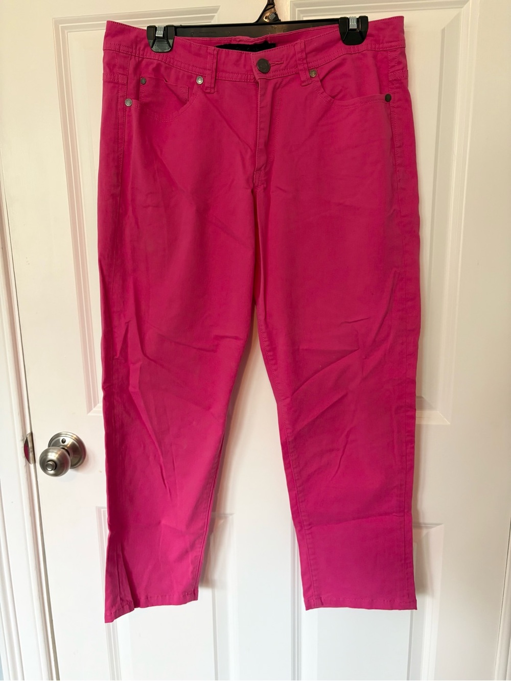 Calvin Klein vibrant Hot Pink Straight Leg: Y2K, Barbiecore Size:12